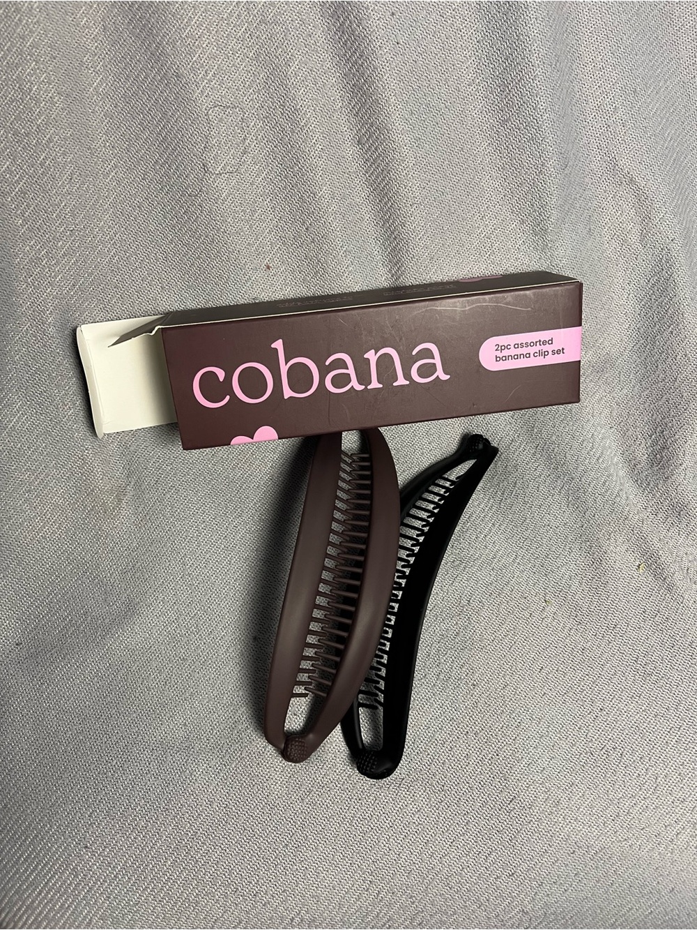 Women’s Assorted Banana Clip Set - Black & Brown